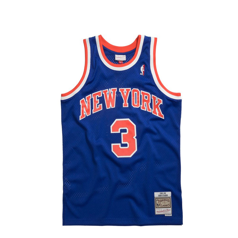 Mens Mitchell & Ness NBA Swingman Road Jersey Knicks 91 John Starks
