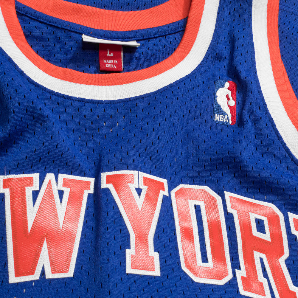 Mens Mitchell & Ness NBA Swingman Road Jersey Knicks 91 John Starks