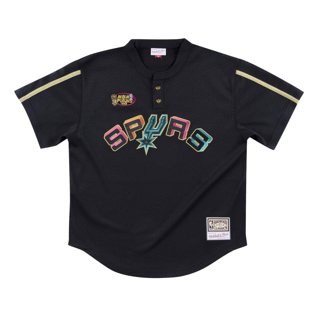 Mens Mitchell & Ness NBA Rings VIP 2 Button BP Jersey San Antonio Spurs - sneakAR