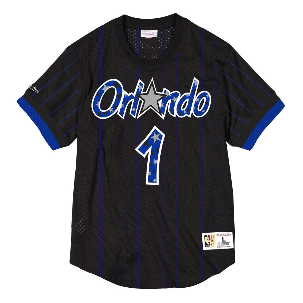 Mens Mitchell & Ness NBA Mesh Crewneck Orlando Magic 1994 Penny Hardaway - sneakAR