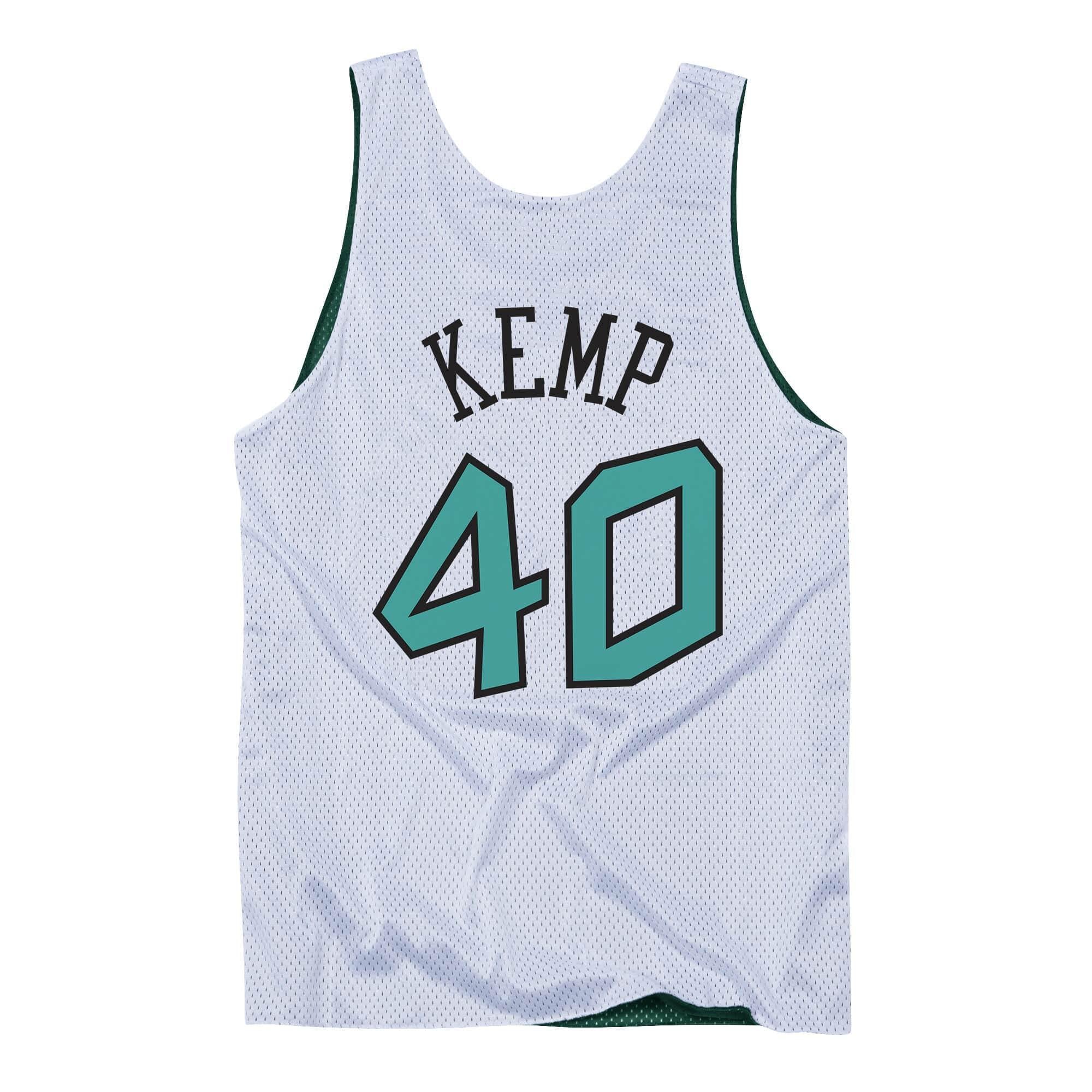 Mens Mitchell & Ness NBA Reversible Mesh Seattle Supersonics 96 Shawn Kemp - sneakAR