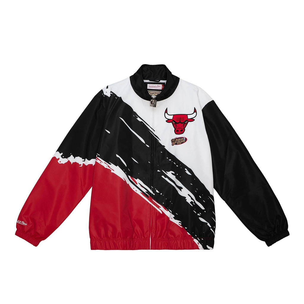 MITCHELL & NESS NBA PAINTBRUSH WINDBREAKER CHICAGO BULLS