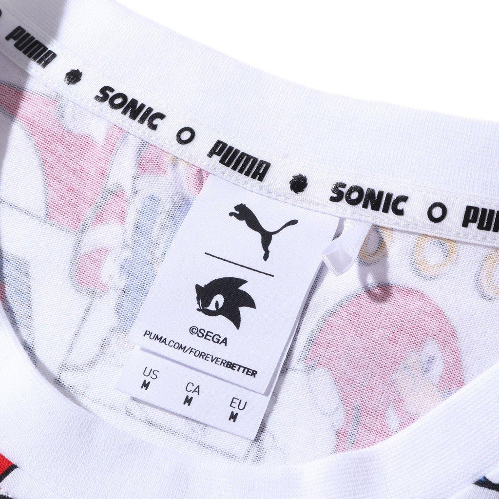 [598367-02] Mens Puma x Sonic Aop Tee - sneakAR