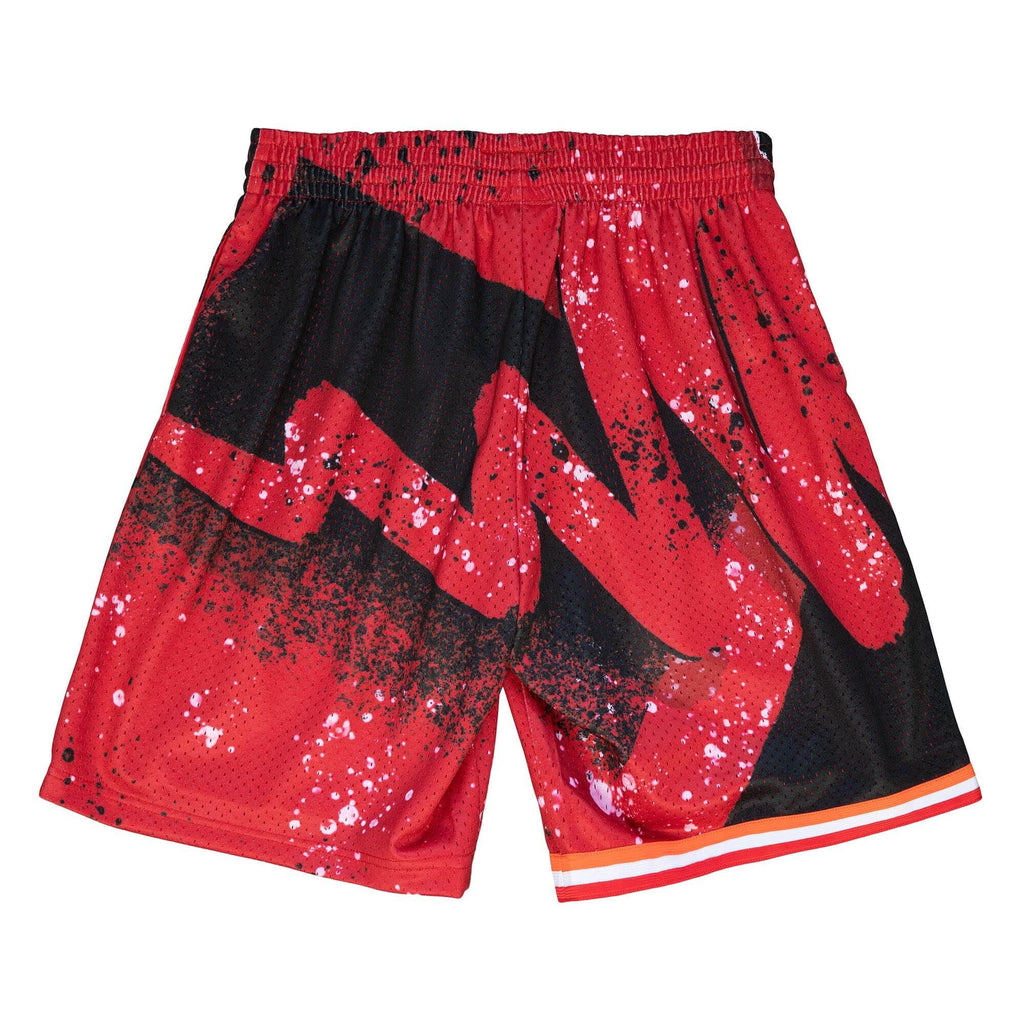 Mens Mitchell & Ness NBA HYPER HOOPS SWINGMAN SHORTS - MIAMI HEAT 1996