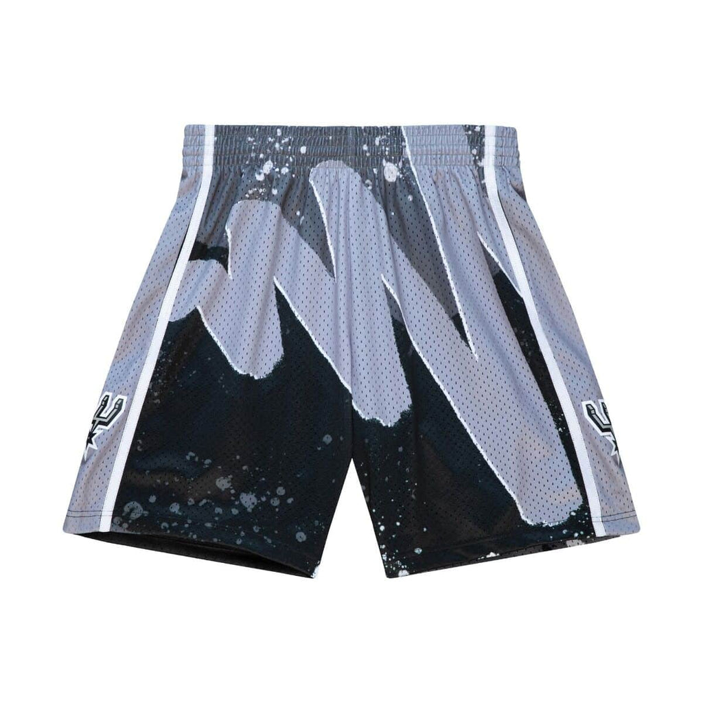 Mens Mitchell & Ness NBA HYPER HOOPS SWINGMAN SHORTS - SAN ANTONIO SPURS 1998