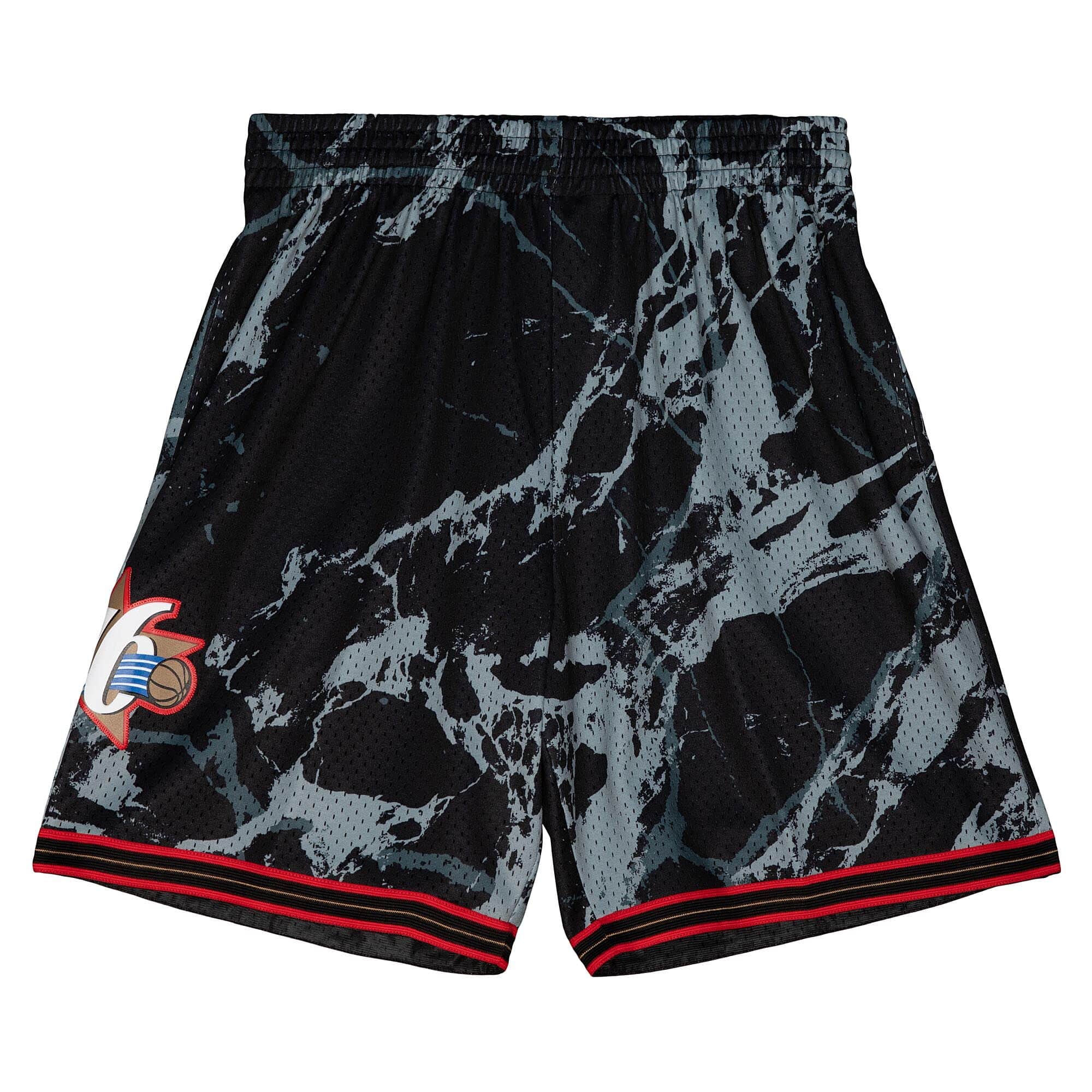 MITCHELL & NESS NBA TEAM MARBLE SWINGMAN SHORTS PHILADELPHIA 76ERS 2000