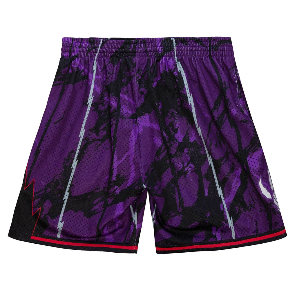 MITCHELL & NESS NBA TEAM MARBLE SWINGMAN SHORTS TORONTO RAPTORS 1998