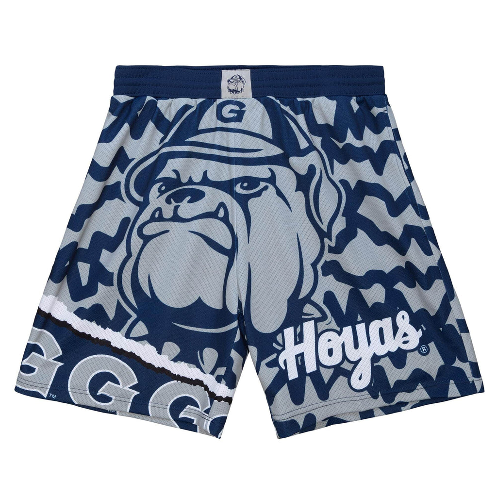 MITCHELL & NESS NCAA JUMBOTRON 2.0 SUBLIMATED SHORTS GEORGETOWN HOYAS