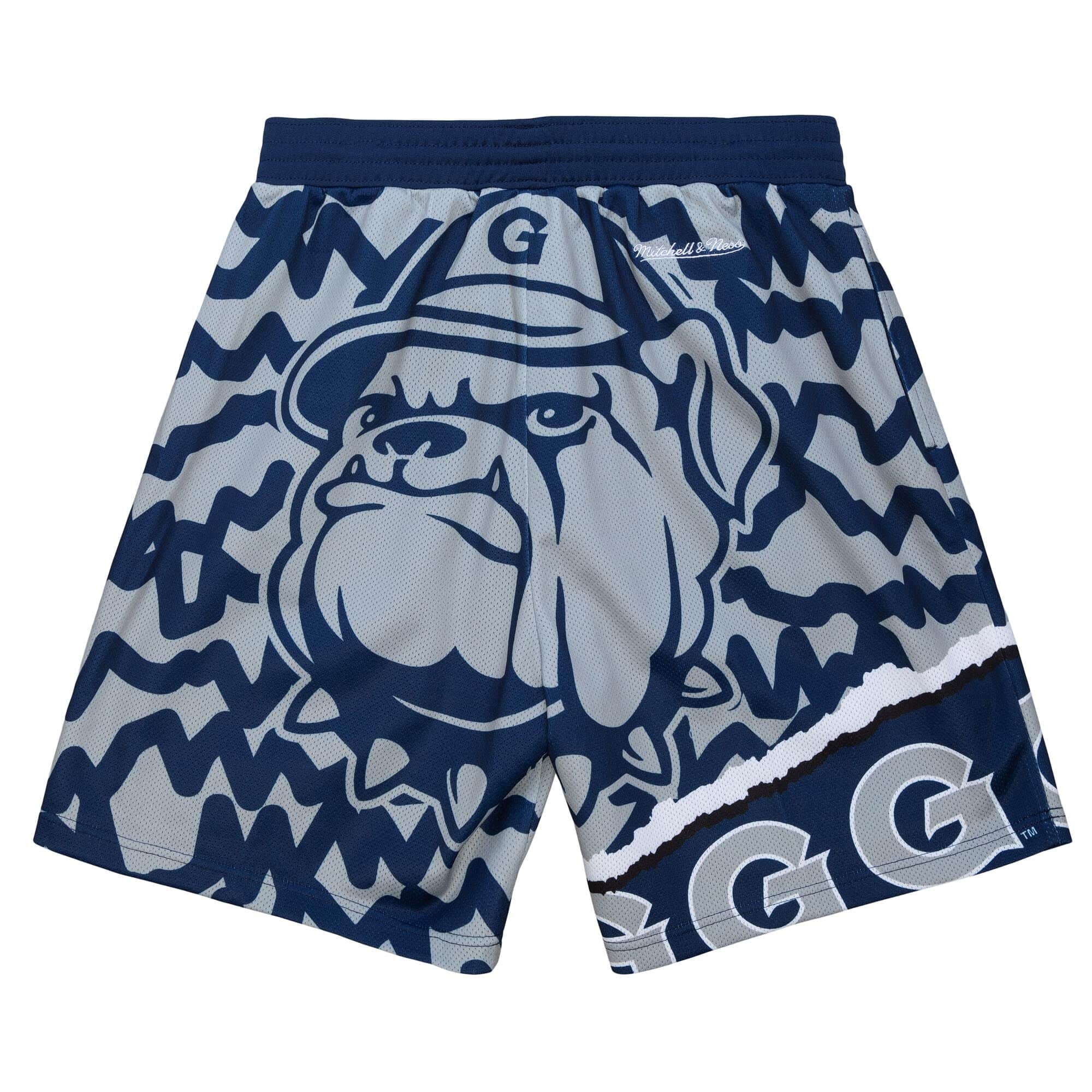 MITCHELL & NESS NCAA JUMBOTRON 2.0 SUBLIMATED SHORTS GEORGETOWN HOYAS