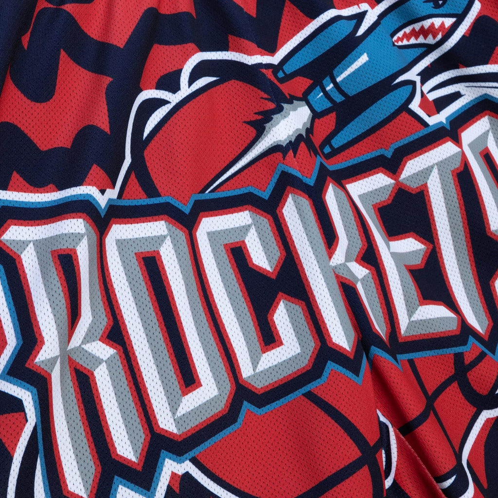 MITCHELL & NESS NBA JUMBOTRON 2.0 SUBLIMATED SHORTS HOUSTON ROCKETS