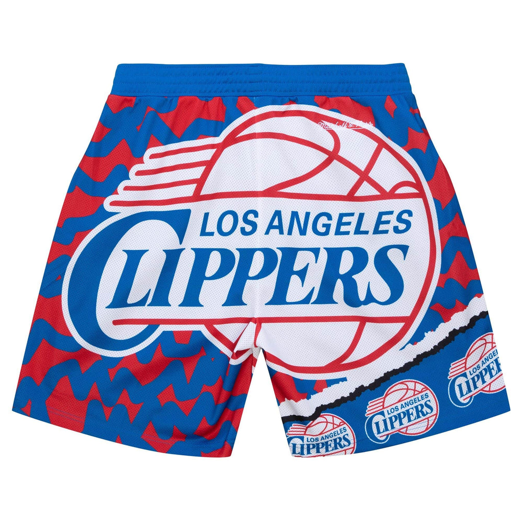MITCHELL & NESS NBA JUMBOTRON 2.0 SUBLIMATED SHORTS LA CLIPPERS