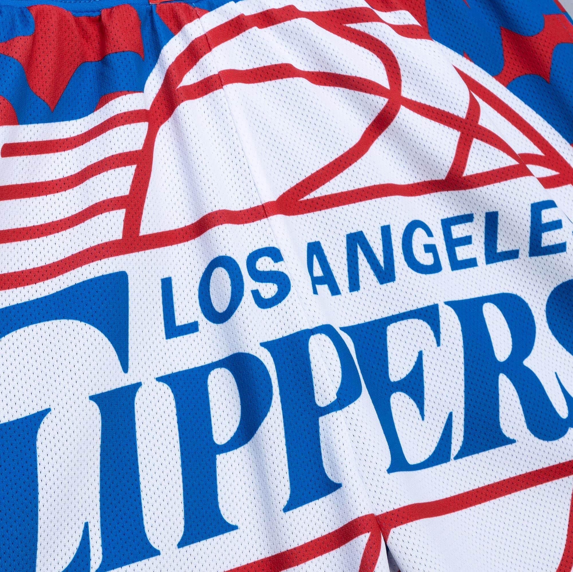 MITCHELL & NESS NBA JUMBOTRON 2.0 SUBLIMATED SHORTS LA CLIPPERS