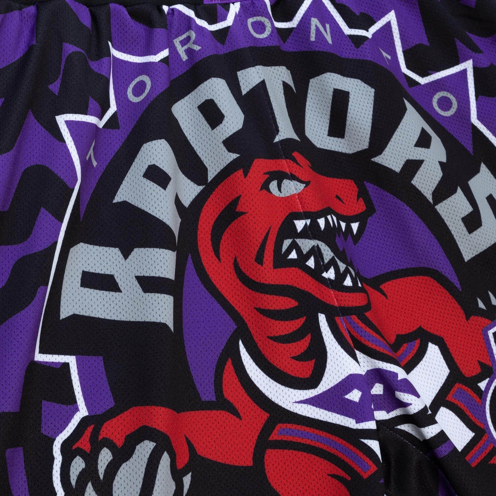 MITCHELL & NESS NBA JUMBOTRON 2.0 SUBLIMATED SHORTS TORONTO RAPTORS