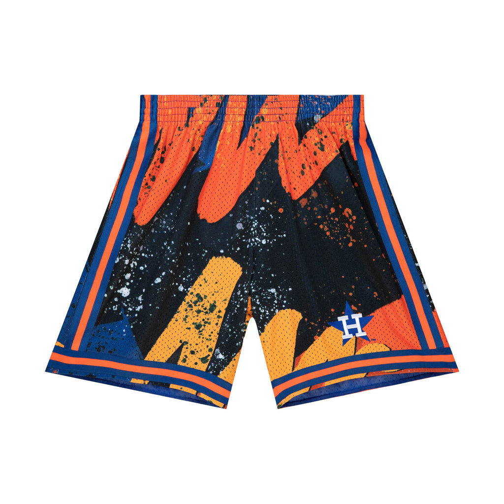 Mens Mitchell & Ness MLB HYPER HOOPS FASHION SHORTS - HOUSTON ASTROS