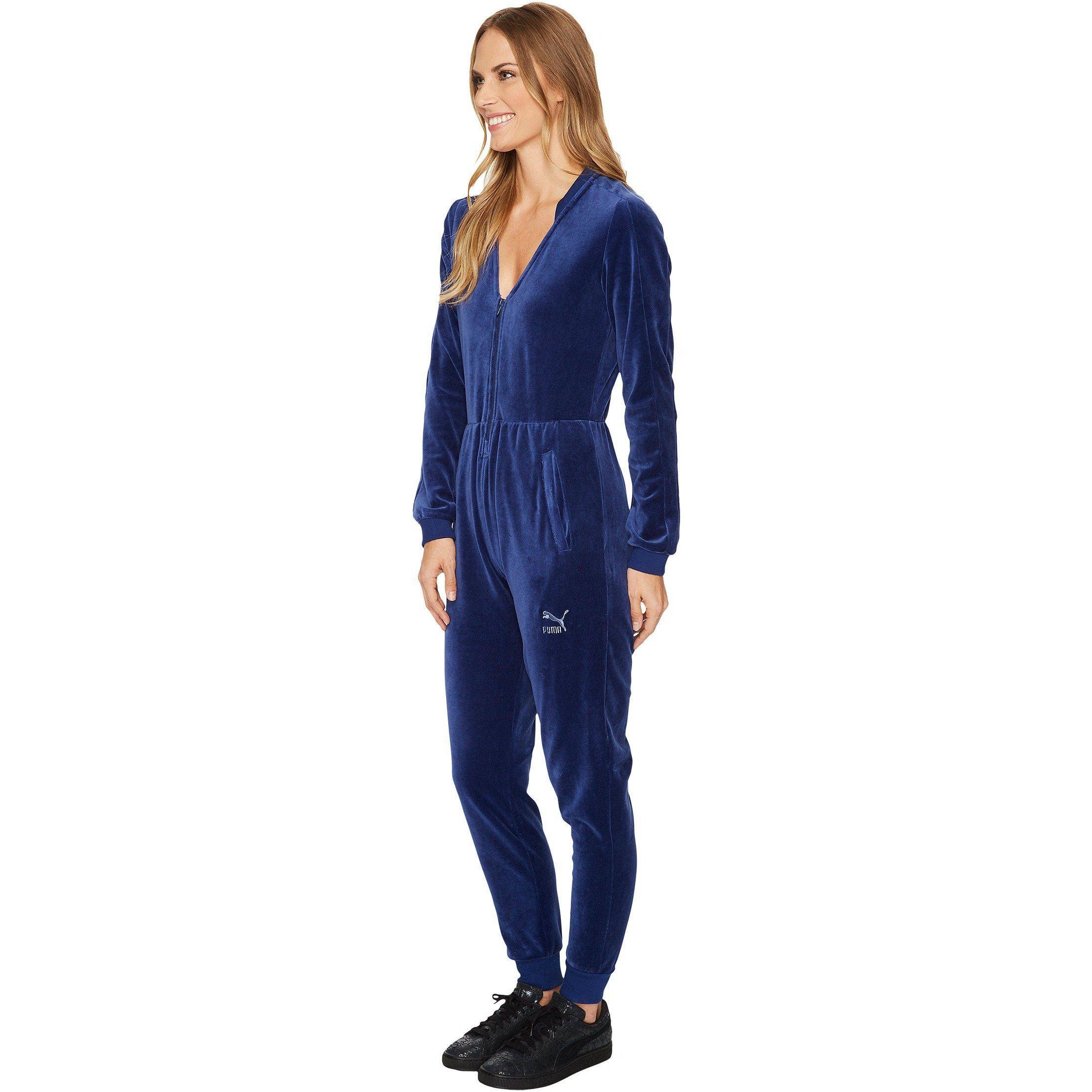 [516472-02] Womens Puma Velour T7 Jumpsuit