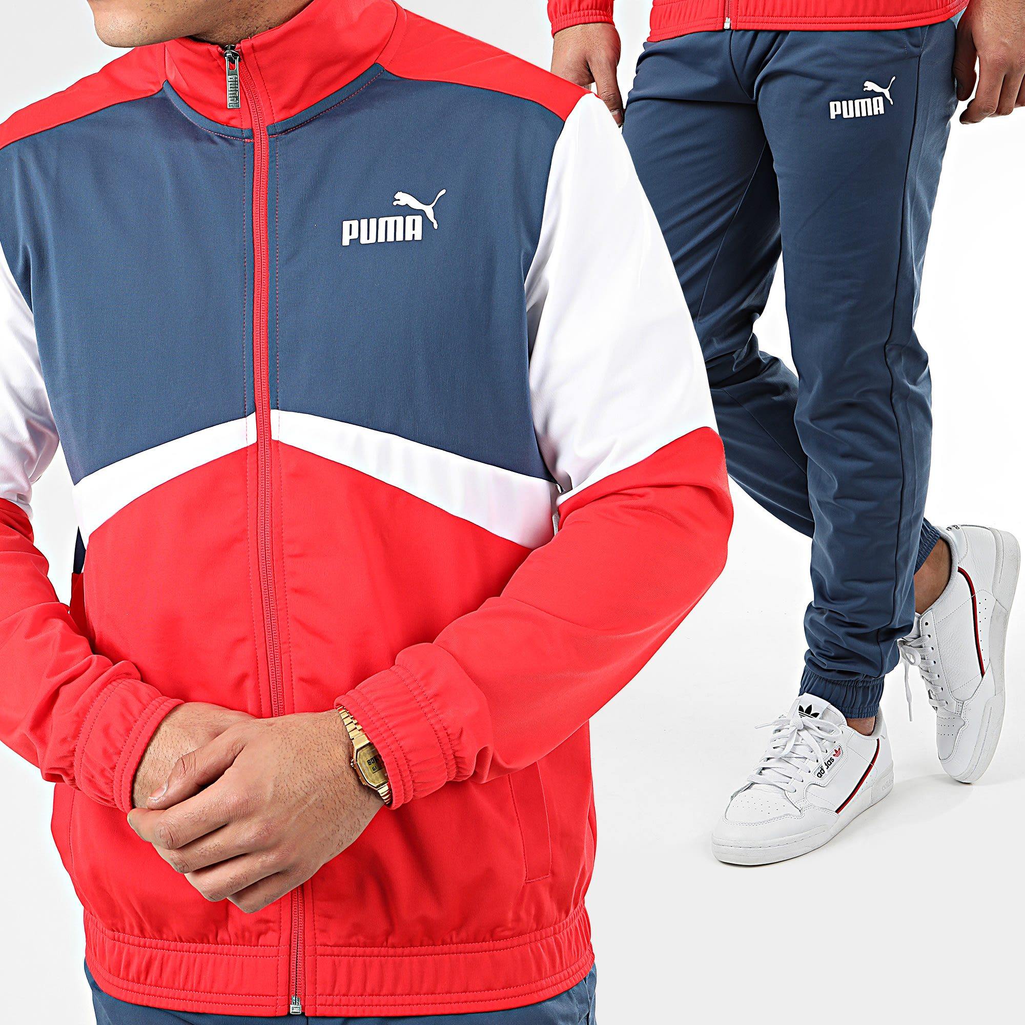 [581599-11] Mens Puma Colorblock Retro Tracksuit CL - sneakAR