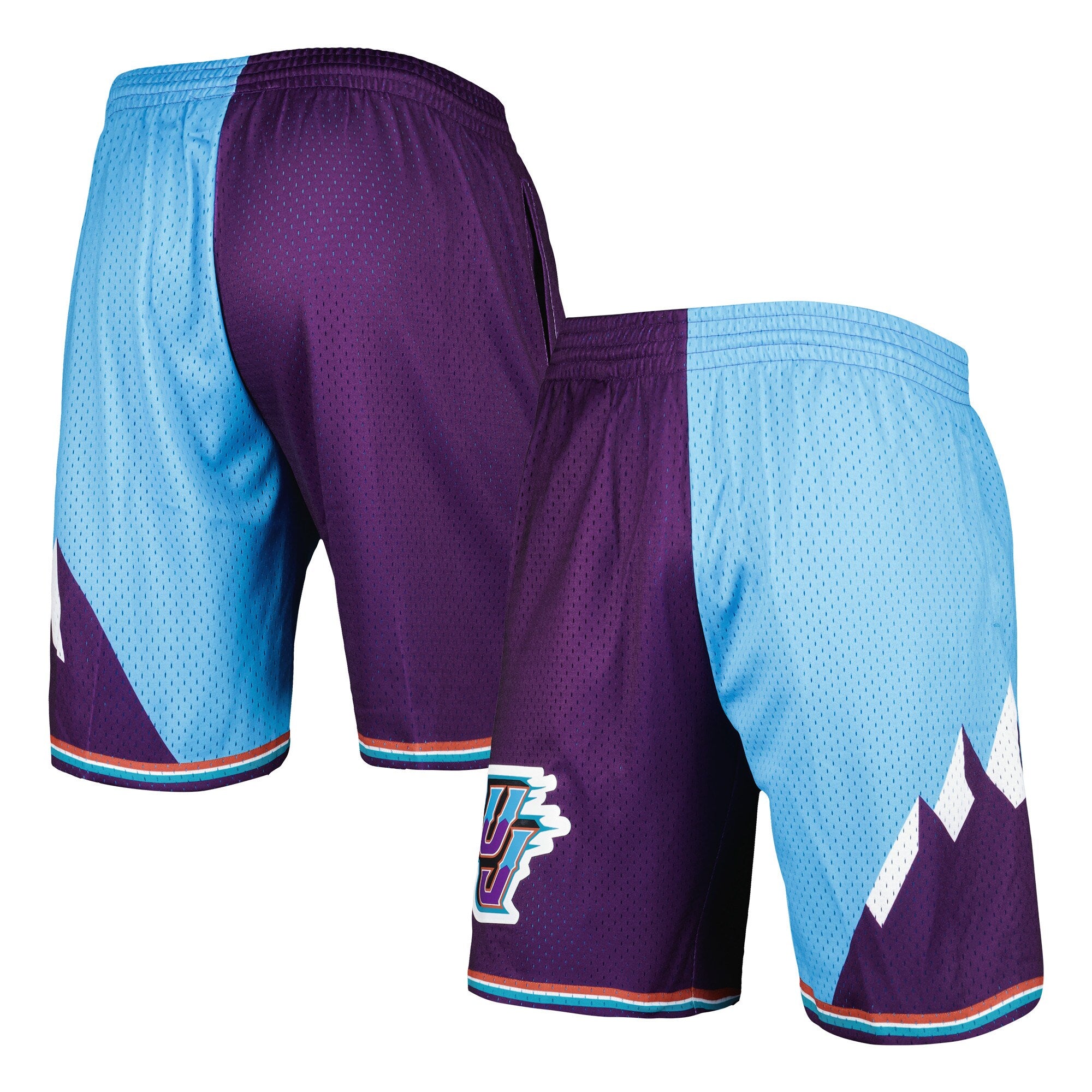 MITCHELL & NESS NBA SPLIT SWINGMAN SHORTS UTAH JAZZ 1996
