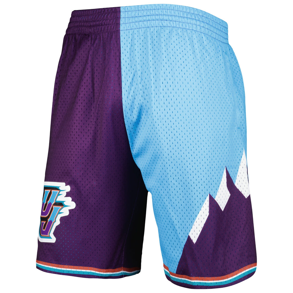 MITCHELL & NESS NBA SPLIT SWINGMAN SHORTS UTAH JAZZ 1996