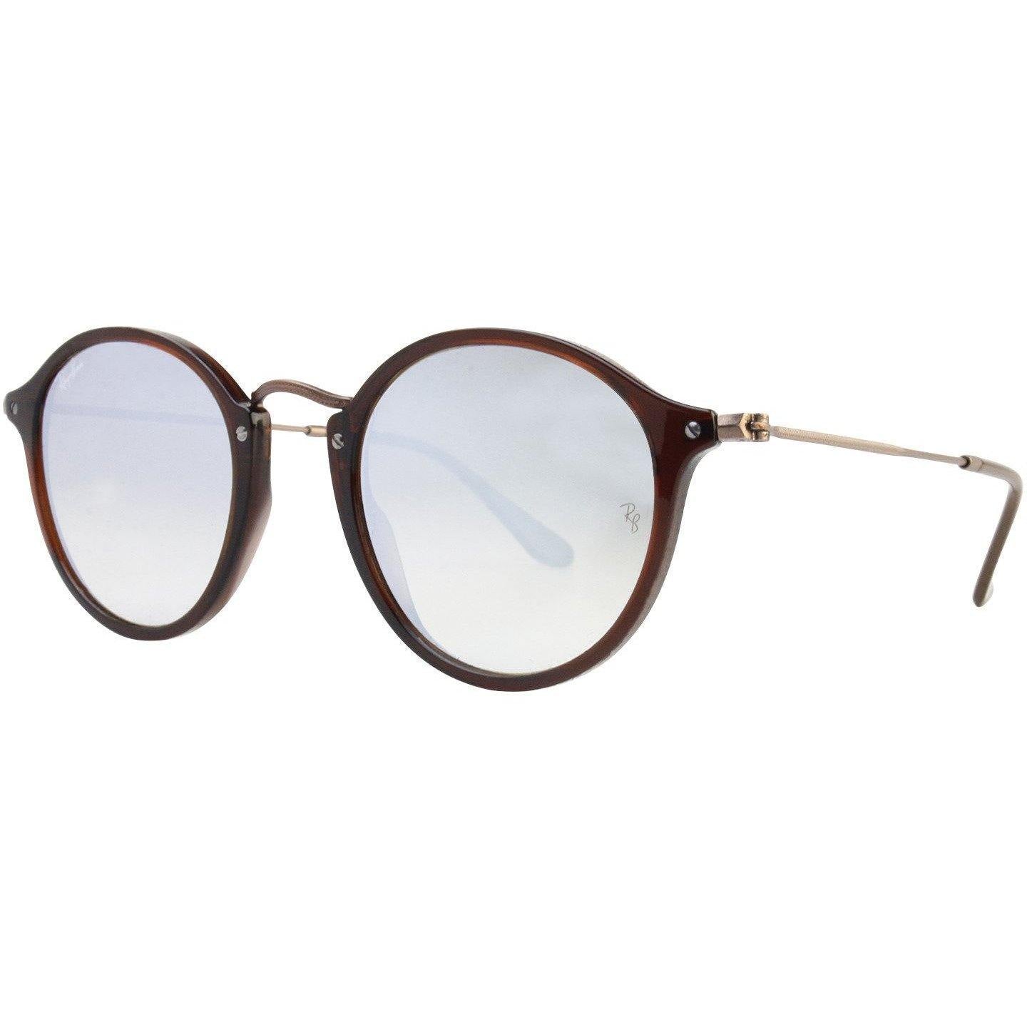 [RB2447N-6256/9U] Mens Ray-Ban Round Fleck Flat Sunglasses - sneakAR