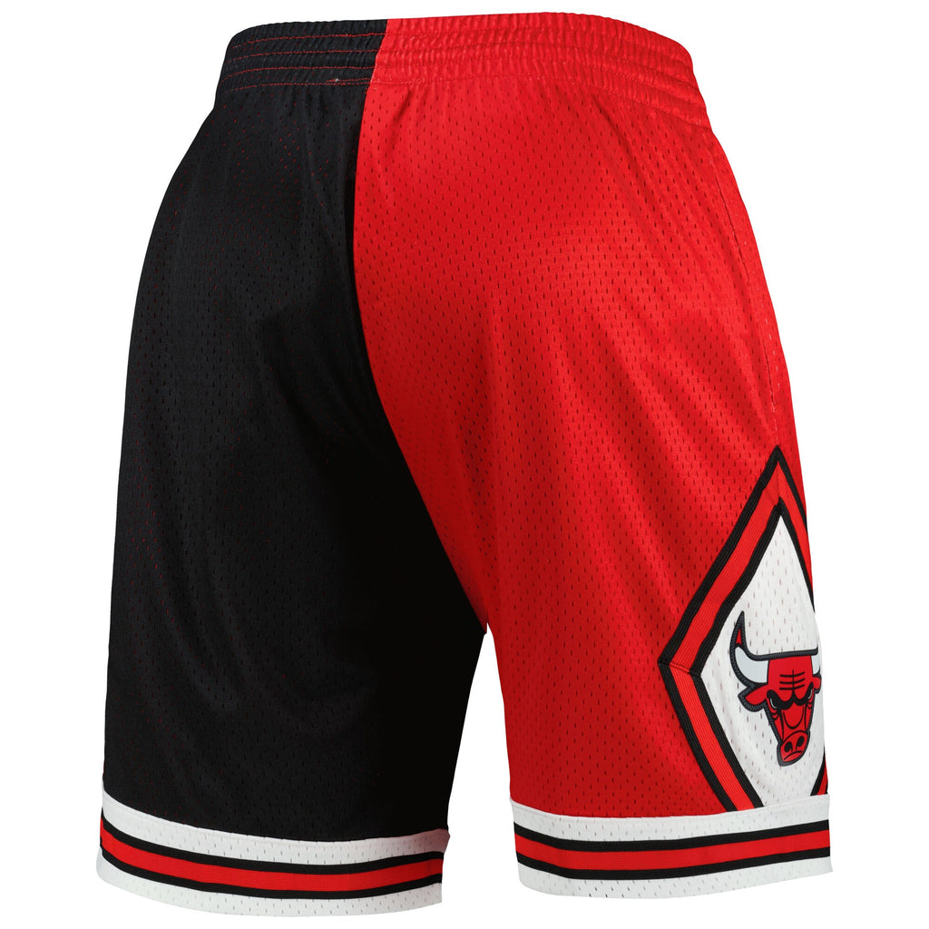 MITCHELL & NESS NBA SPLIT SWINGMAN SHORTS CHICAGO BULLS 1997