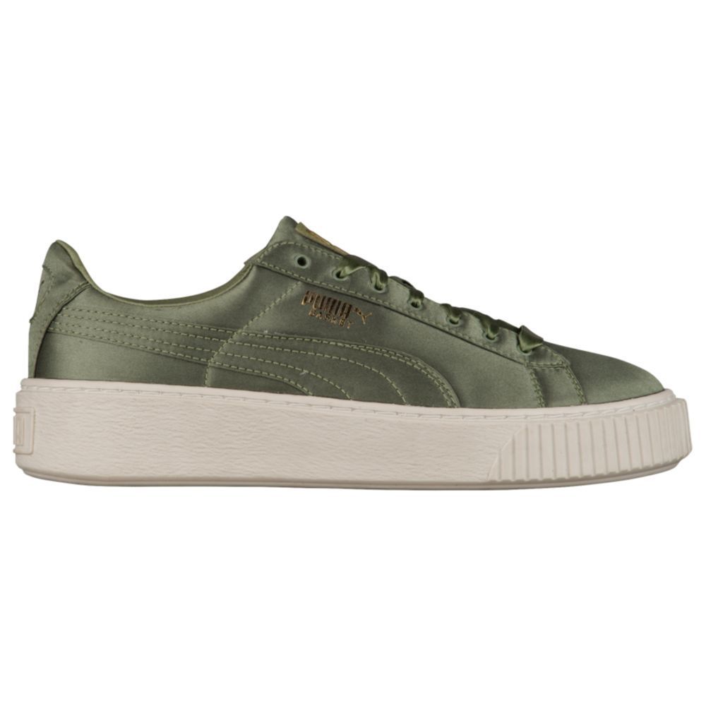 [365719-03] Womens Basket Platform Satin