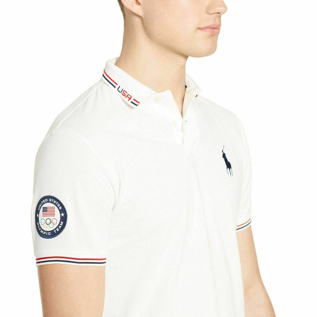 [889697924840] Mens Polo Ralph Lauren Mens Team USA 2016 Olympics Rugby Polo