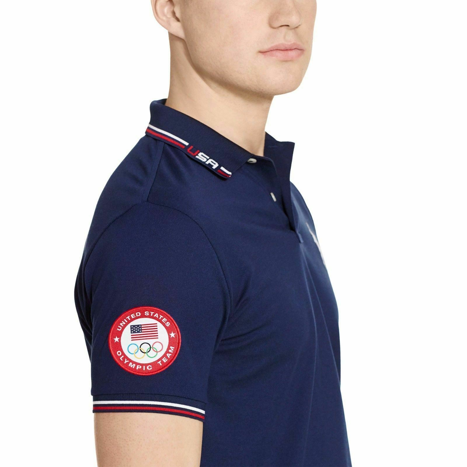 [889697924789] Mens Polo Ralph Lauren Mens Team USA 2016 Olympics Rugby Polo