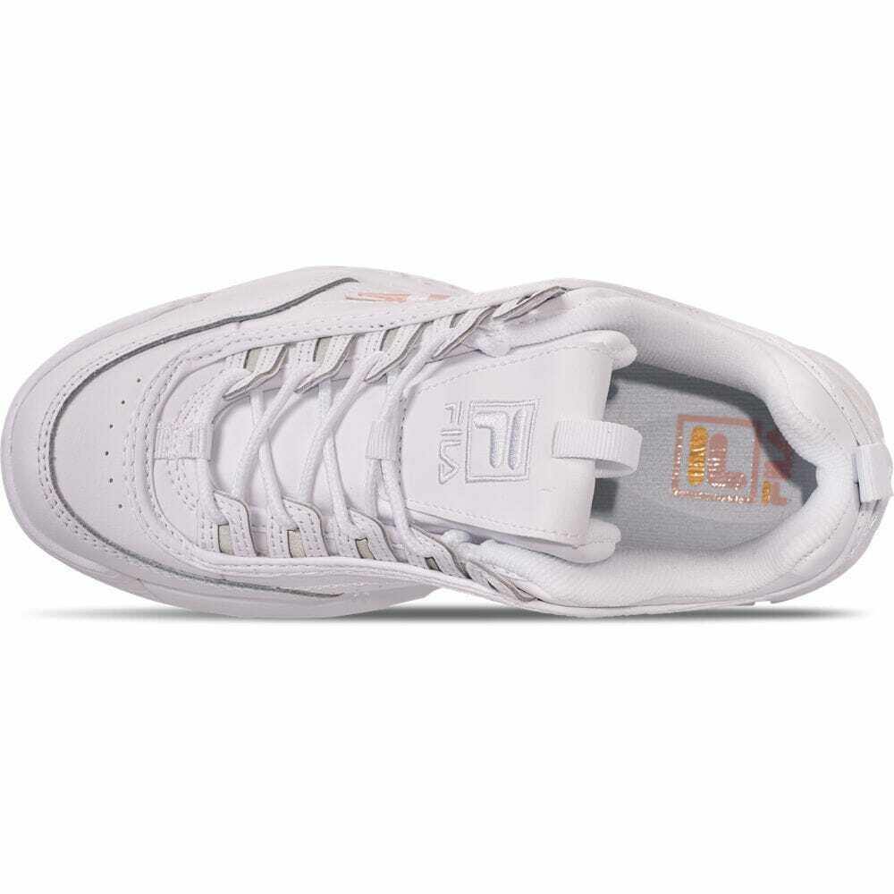 [5FM00403-141] Womens Fila Disruptor II Script - sneakAR