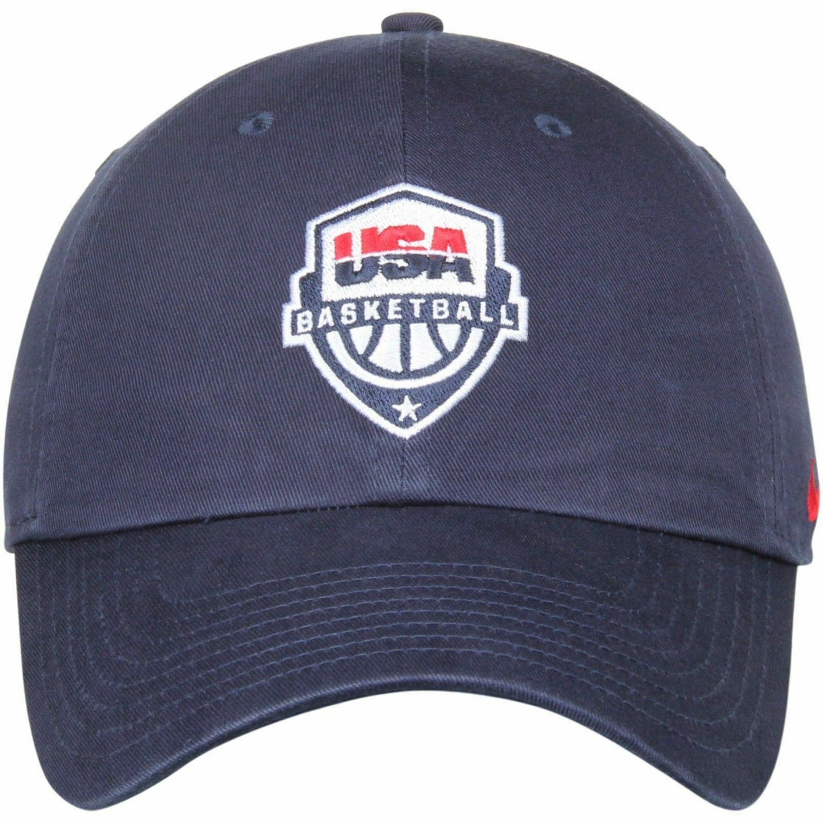 [885840029639] Mens Nike USA Basketball Campus Performance Adjustable Hat