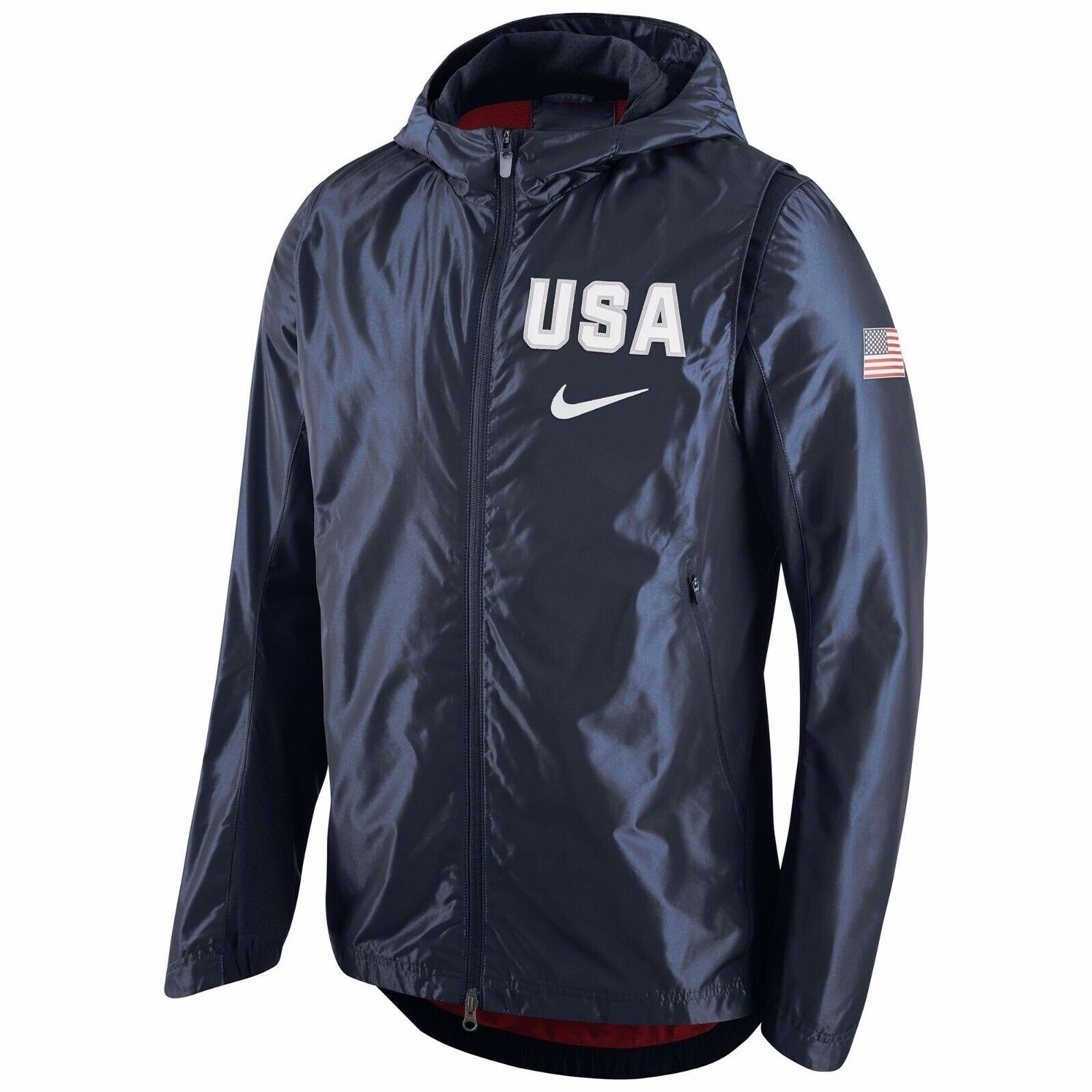 [806491486893] Mens Nike USA Basketball Hyper Elite Jacket