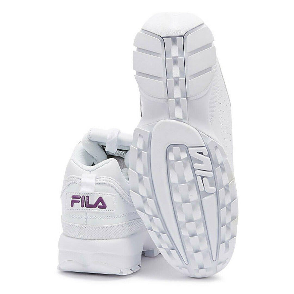 [5FM00702-153] Womens Fila Disruptor II Metallic Accent - sneakAR