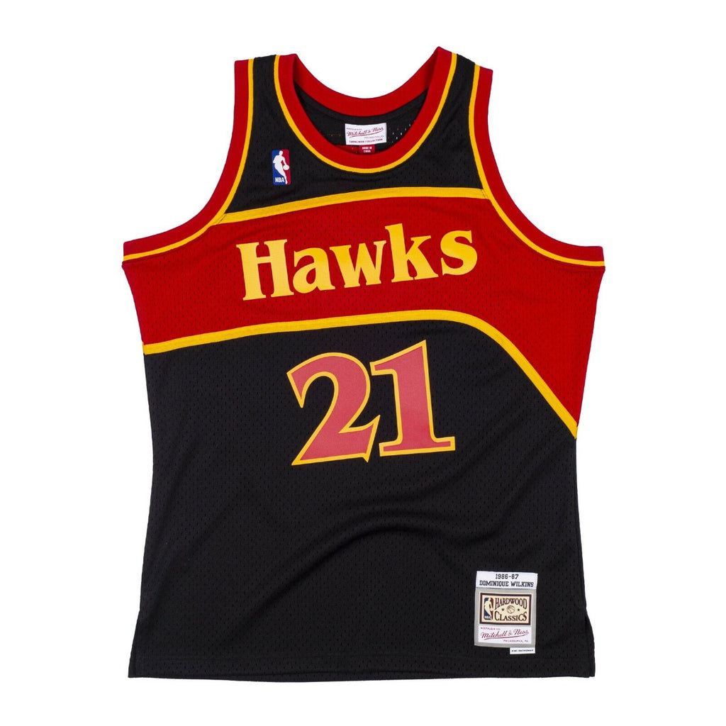 Mens Mitchell & Ness NBA RELOAD SWINGMAN JERSEY - HAWKS 1986 DOMINIQUE WILKINS