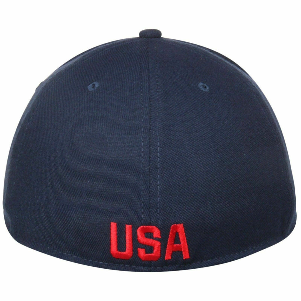 [885840029592 S/M] Mens Nike USA Basketball Swoosh Flex Hat