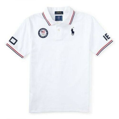 [889697924307] Mens Polo Ralph Lauren Mens Team USA 2016 Olympics Basic Mesh Polo