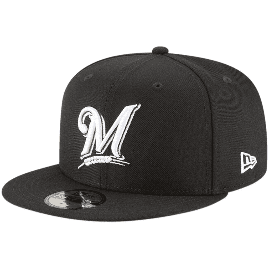 [11591136] Mens New Era MLB League Basic 59Fifty Fitted - Brewers - sneakAR