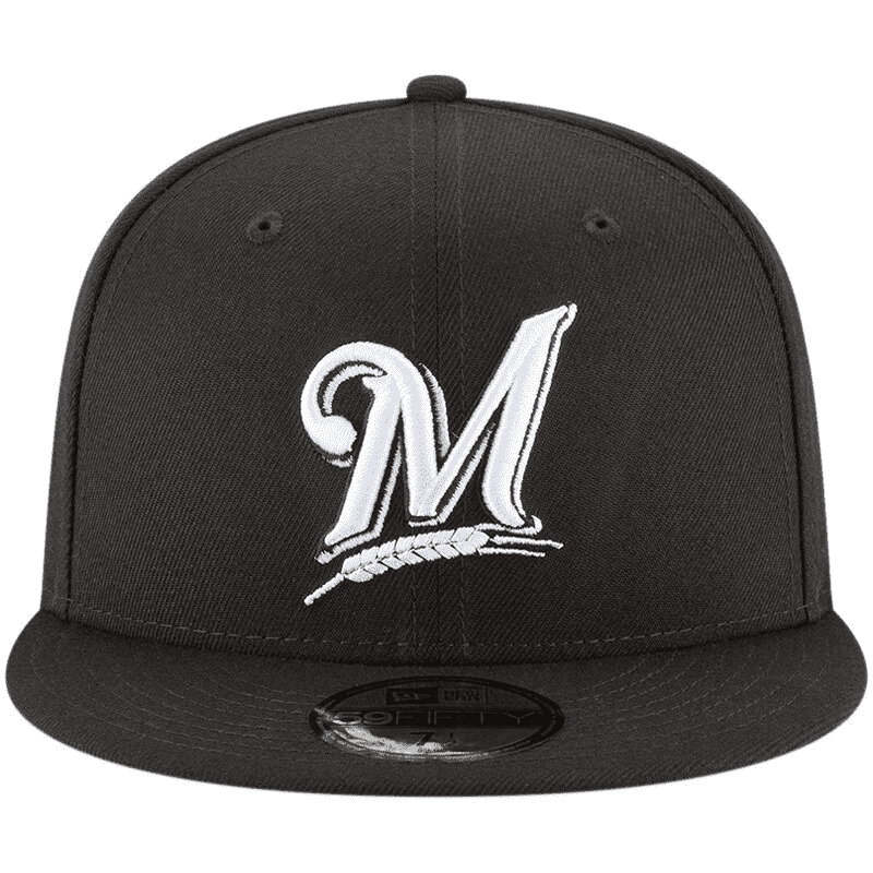 [11591136] Mens New Era MLB League Basic 59Fifty Fitted - Brewers - sneakAR
