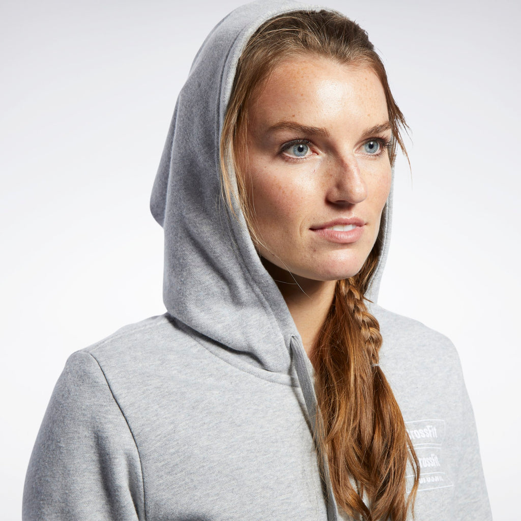 [FK4376] Womens Reebok CrossFit Full Zip Hoodie