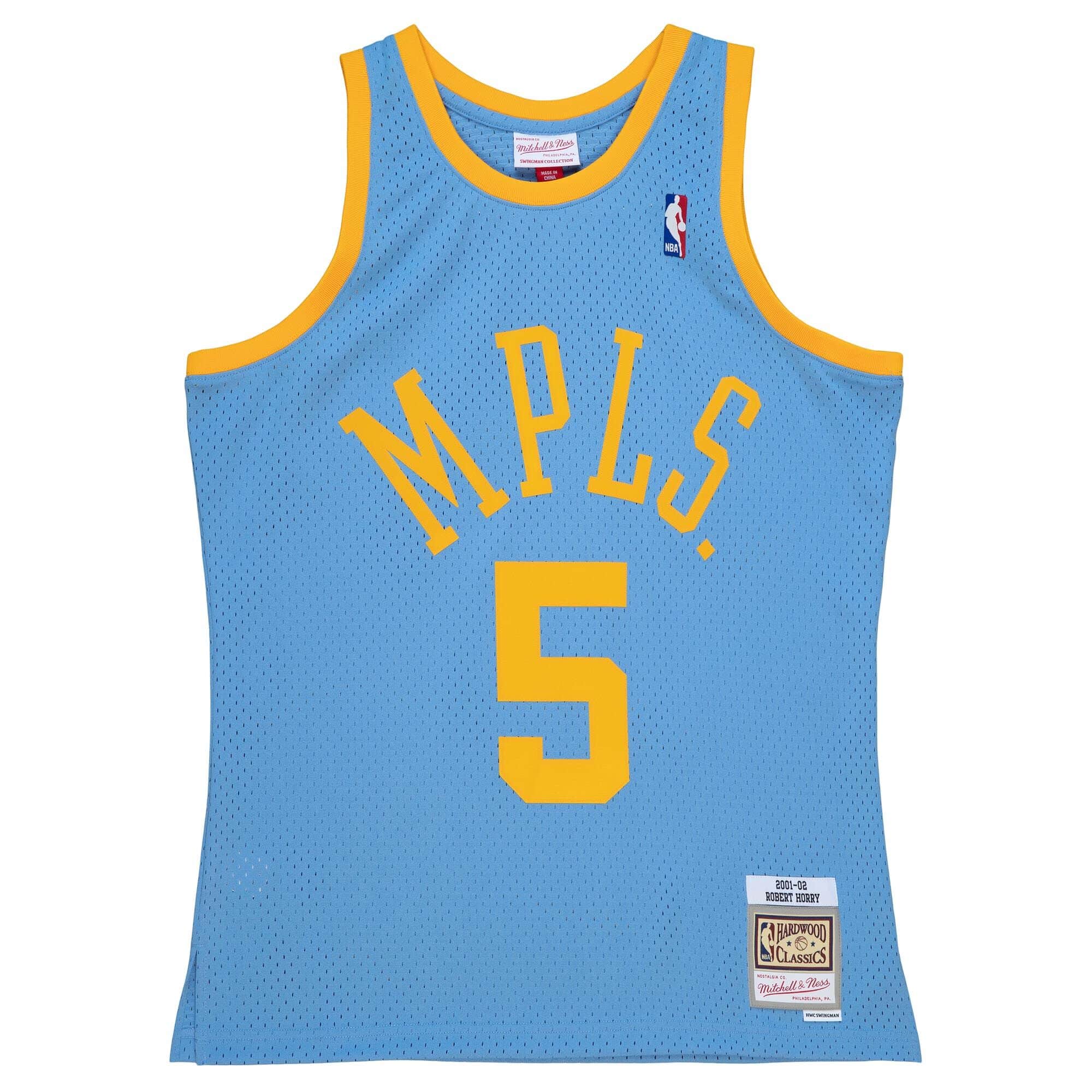 MITCHELL & NESS NBA SWINGMAN JERSEY LA LAKERS 2001 ROBERT HORRY