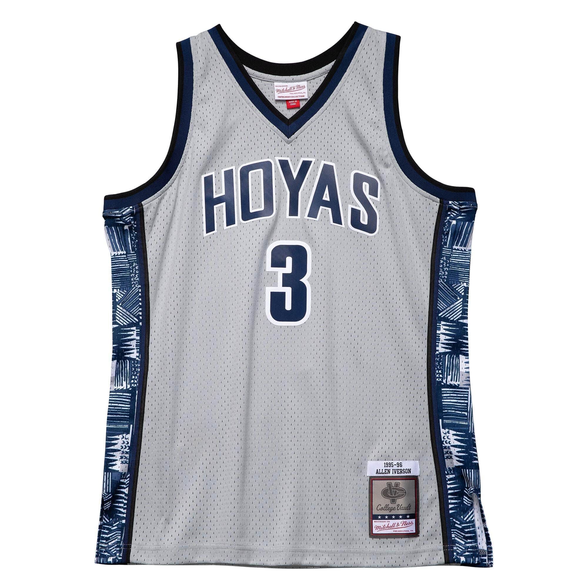 Mens Mitchell & Ness NCAA SWINGMAN JERSEY - GEORGETOWN HOYAS ALLEN IVERSON