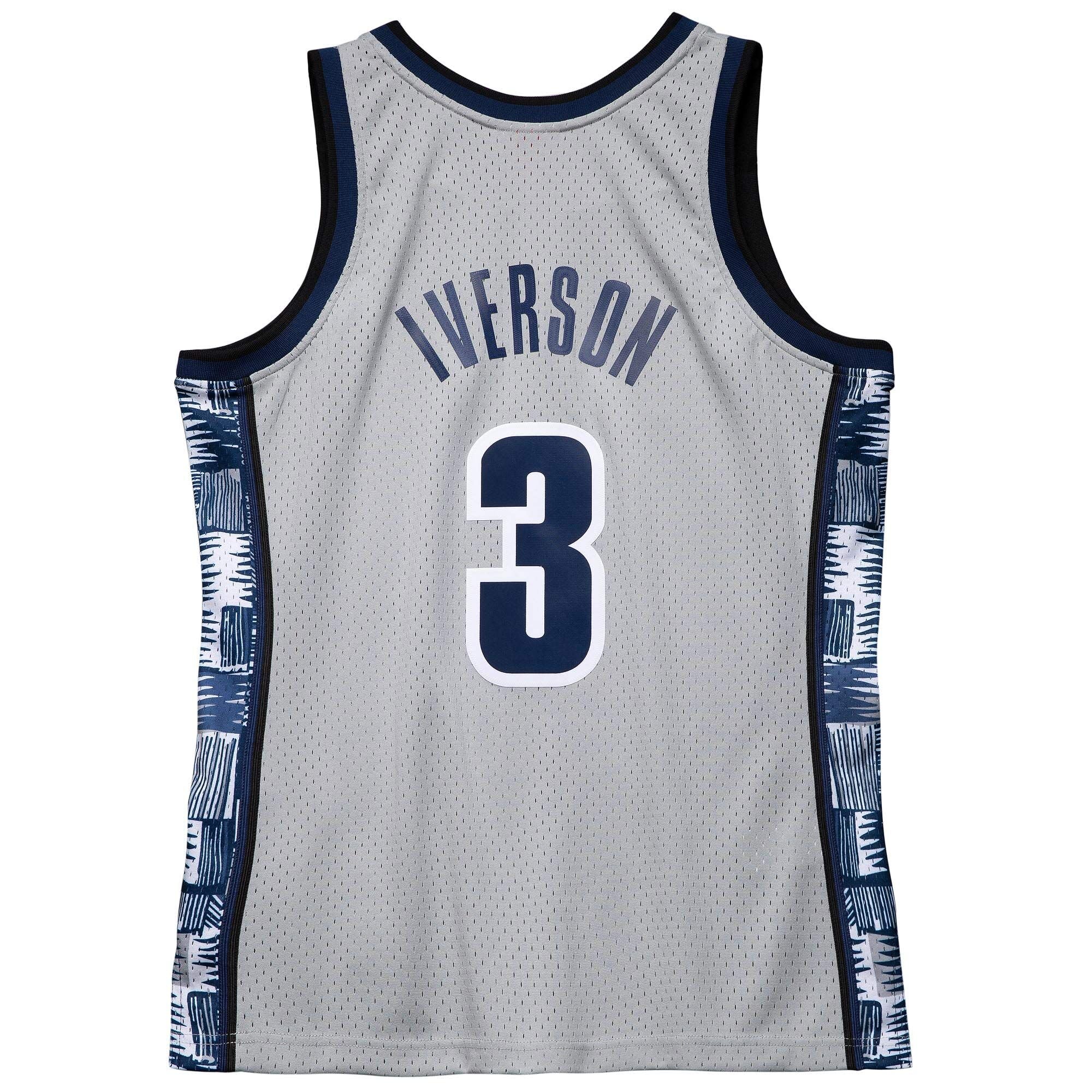 Mens Mitchell & Ness NCAA SWINGMAN JERSEY - GEORGETOWN HOYAS ALLEN IVERSON