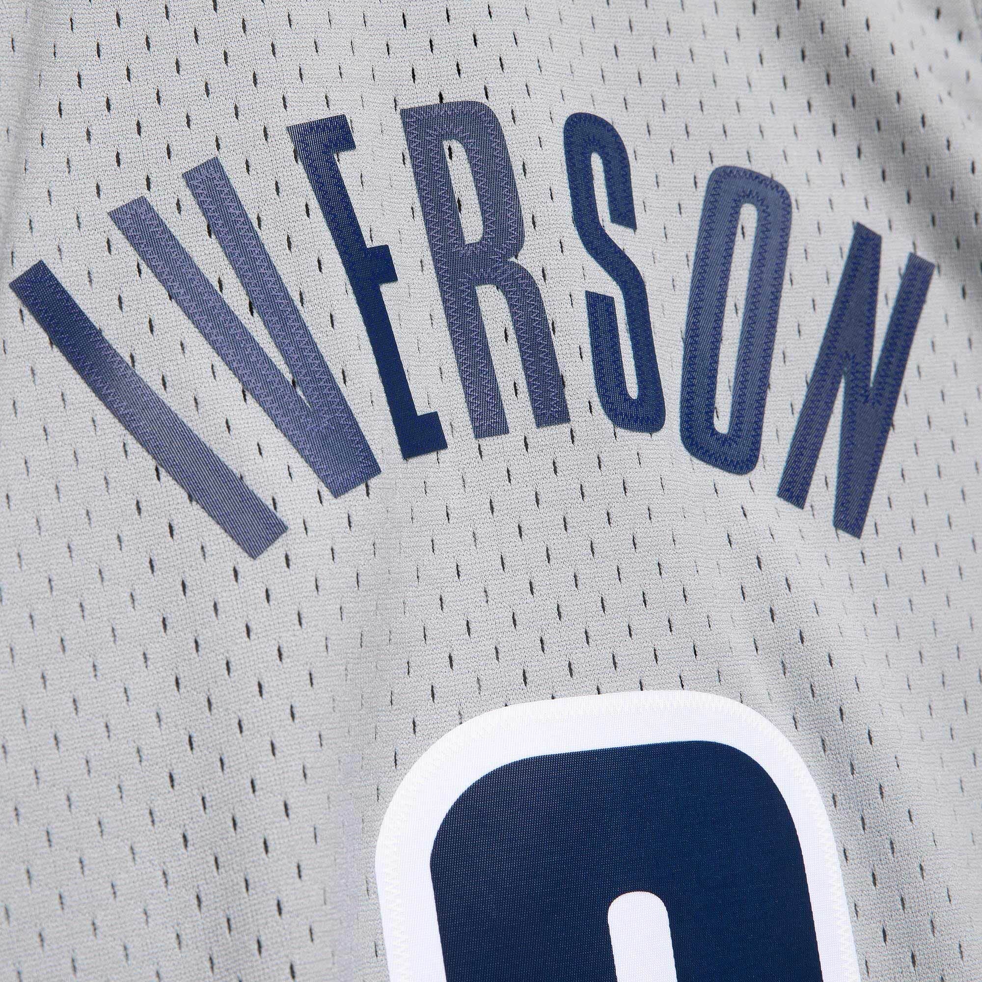 Mens Mitchell & Ness NCAA SWINGMAN JERSEY - GEORGETOWN HOYAS ALLEN IVERSON