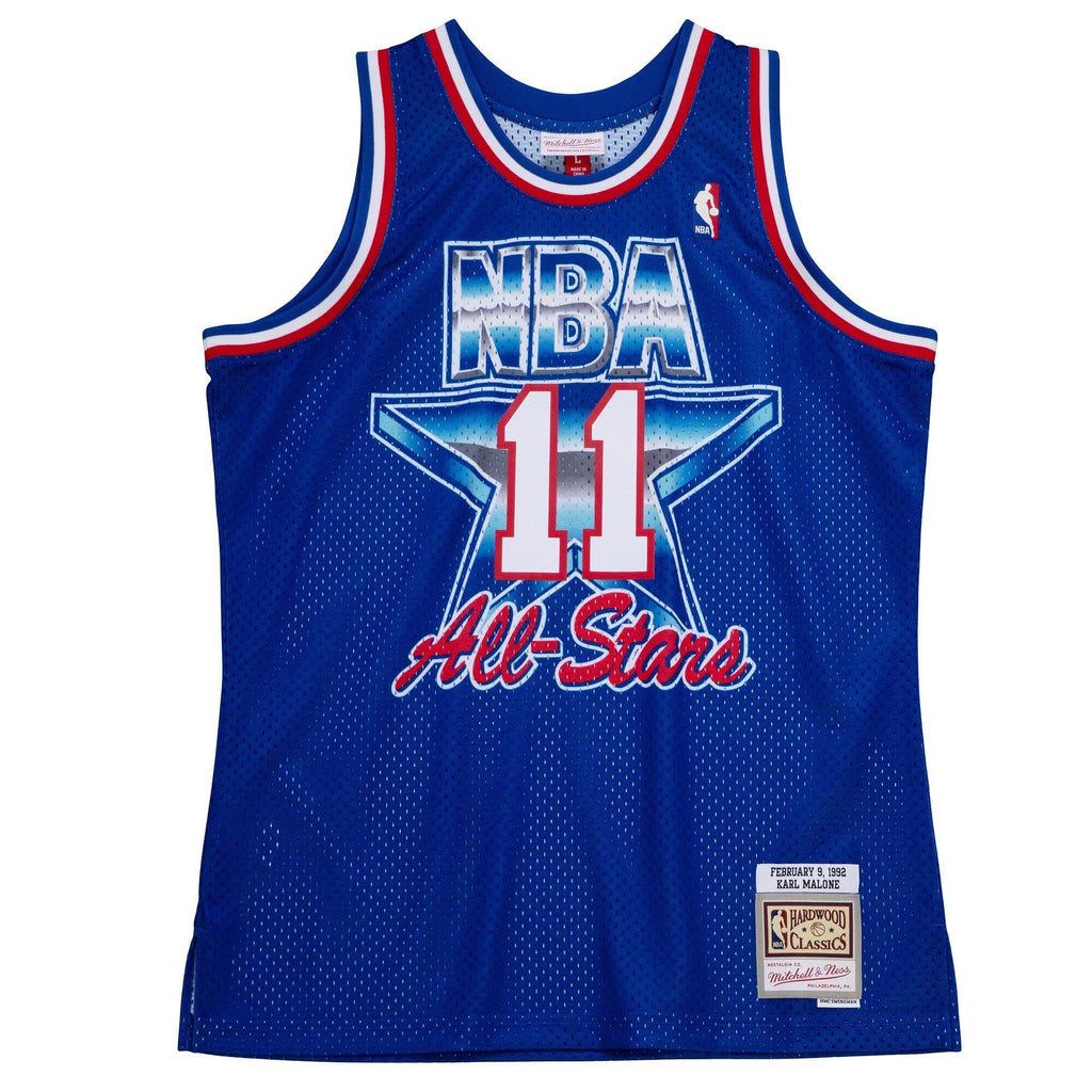 Mens Mitchell & Ness NBA ALL STAR WEST JERSEY - KARL MALONE 1992