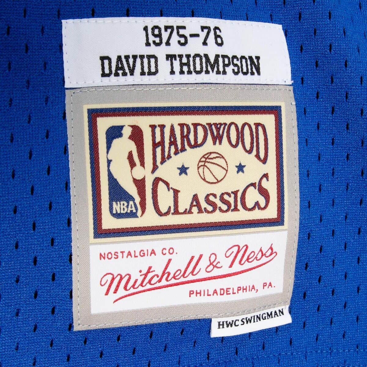 MITCHELL & NESS NBA DARK JERSEY DENVER NUGGETS 1975 DAVID THOMPSON