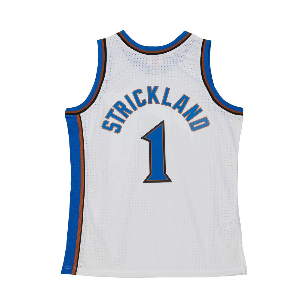 MITCHELL & NESS NBA HOME JERSEY WASHINGTON WIZARDS 1997 ROD STRICKLAND