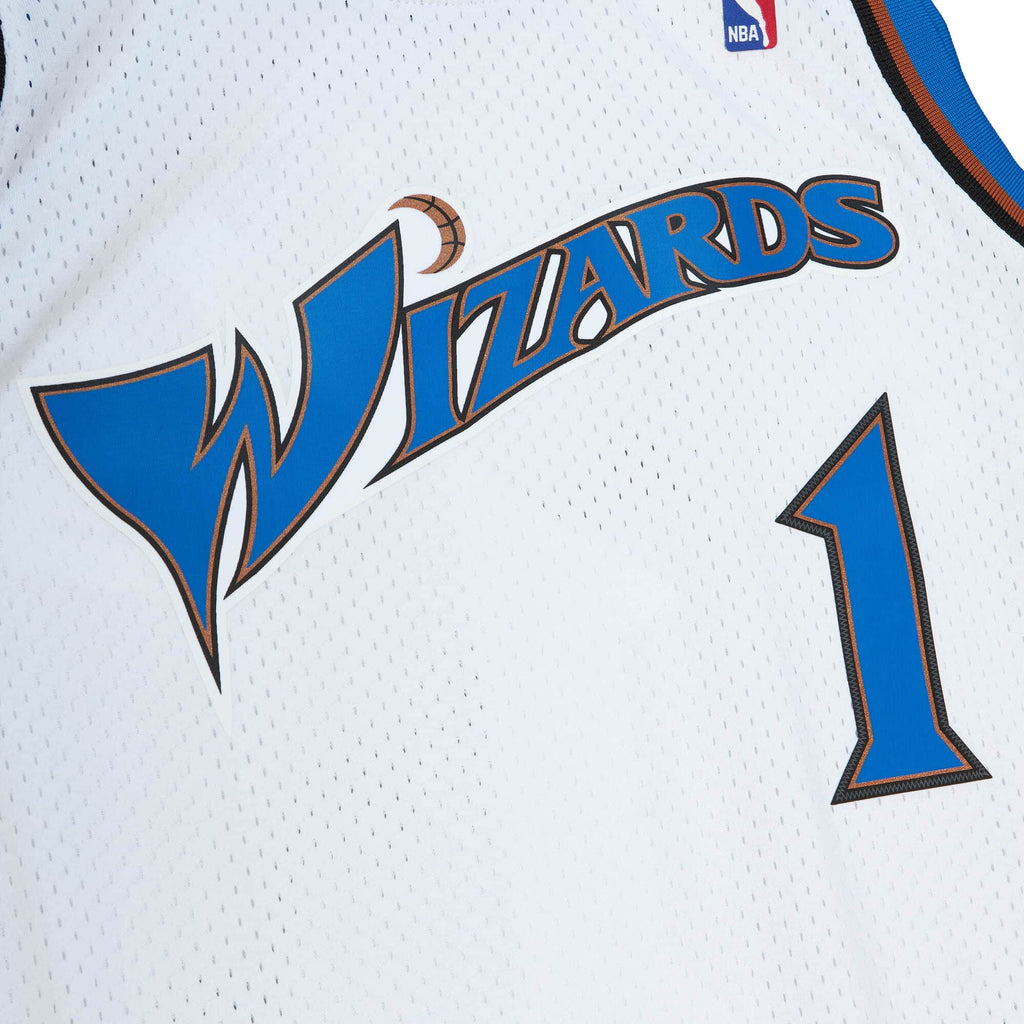 MITCHELL & NESS NBA HOME JERSEY WASHINGTON WIZARDS 1997 ROD STRICKLAND