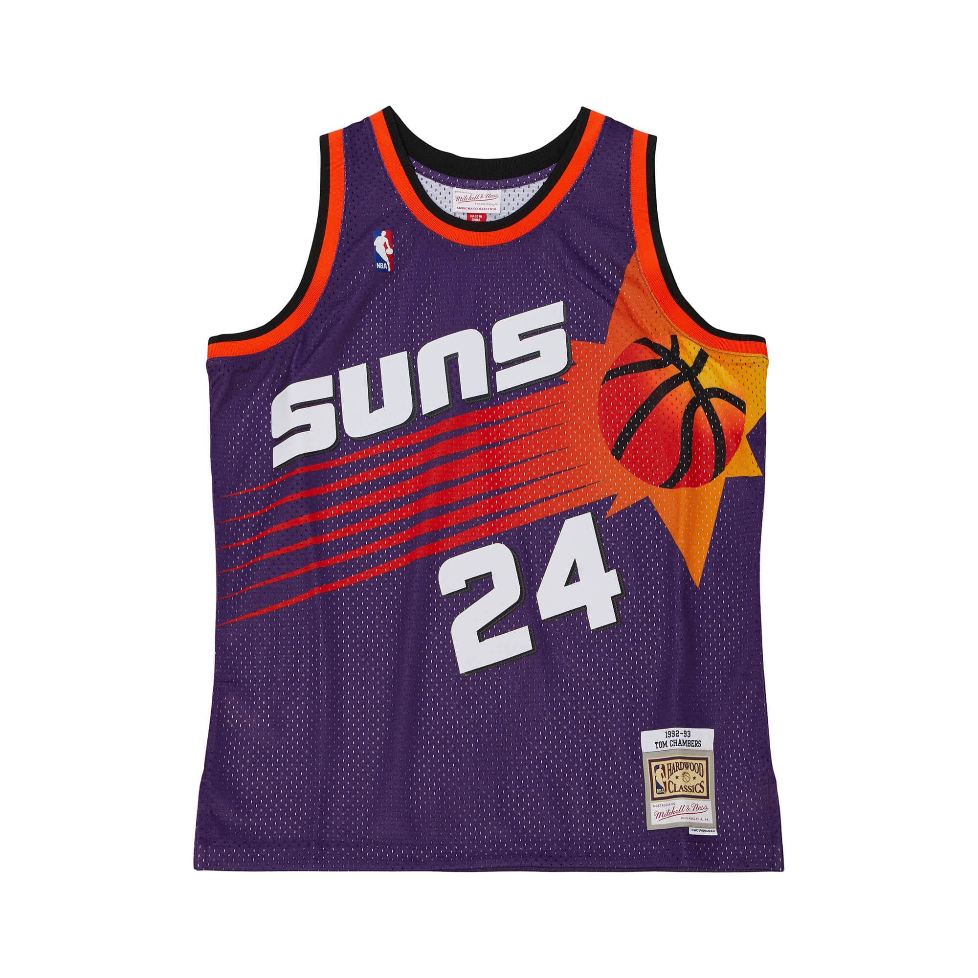MITCHELL & NESS NBA ROAD JERSEY PHOENIX SUNS 1992 TOM CHAMBERS