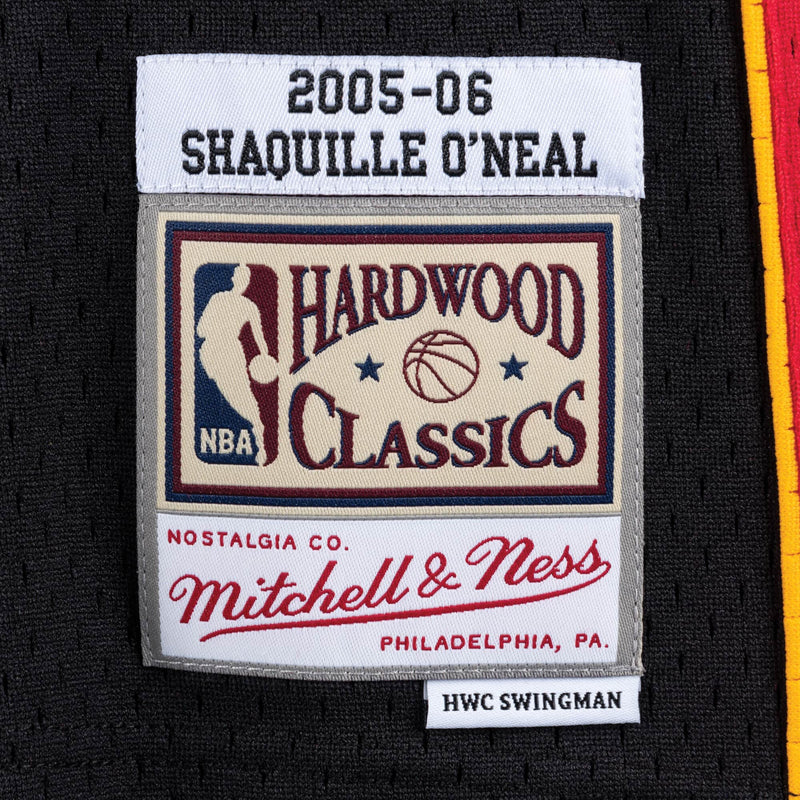 Mens Mitchell & Ness NBA Swingman Road Jersey Heat 05 Shaquille O'Neal