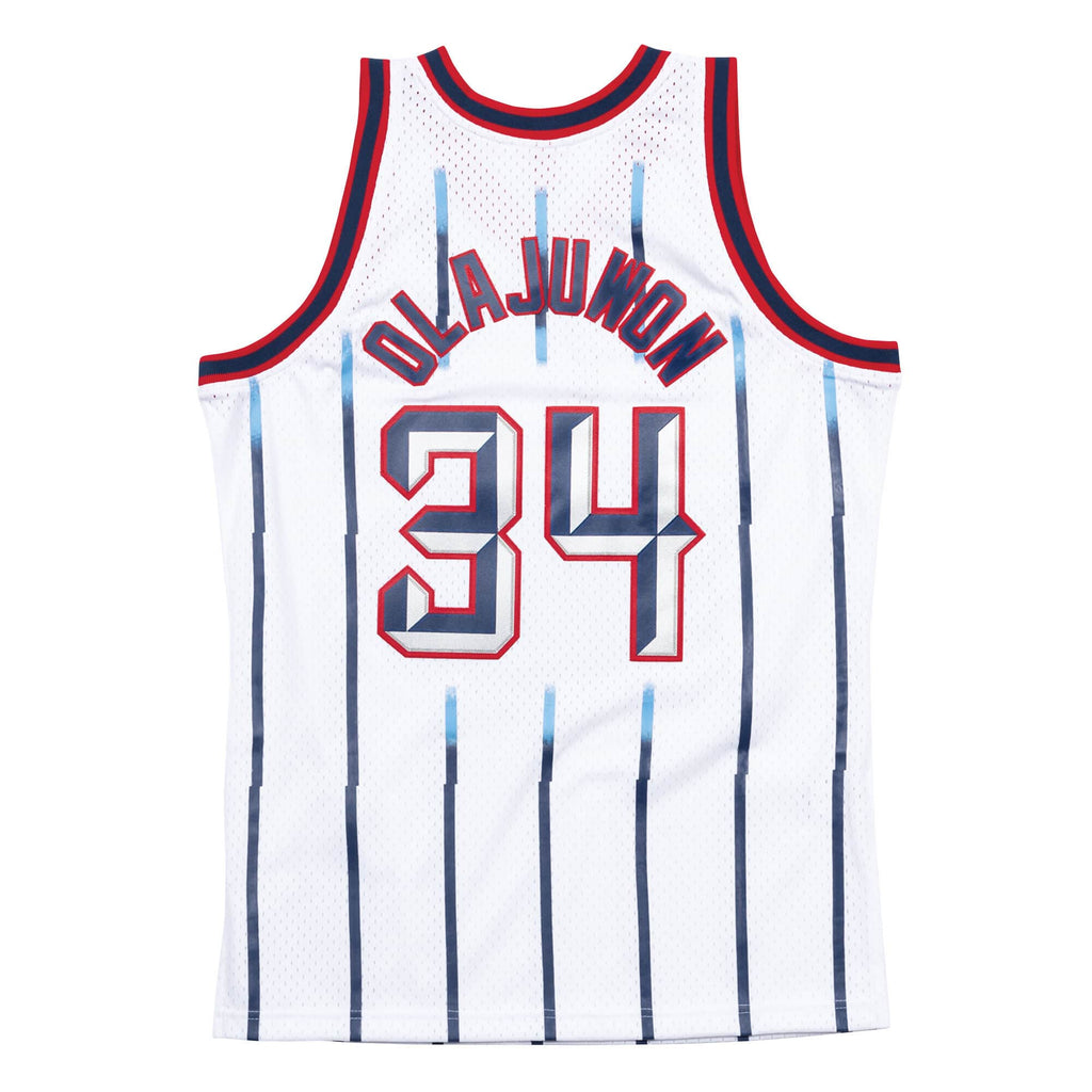 [HROWHIT96HOL] Mens Mitchell & Ness NBA Swingman Jersey Rockets 96-97 Hakeem Olajuwon