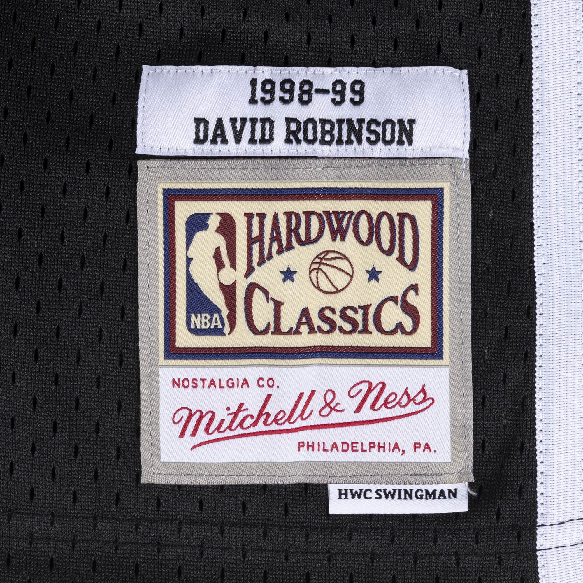 Mens Mitchell & Ness NBA SWINGMAN JERSEY - SPURS 98-99 DAVID ROBINSON