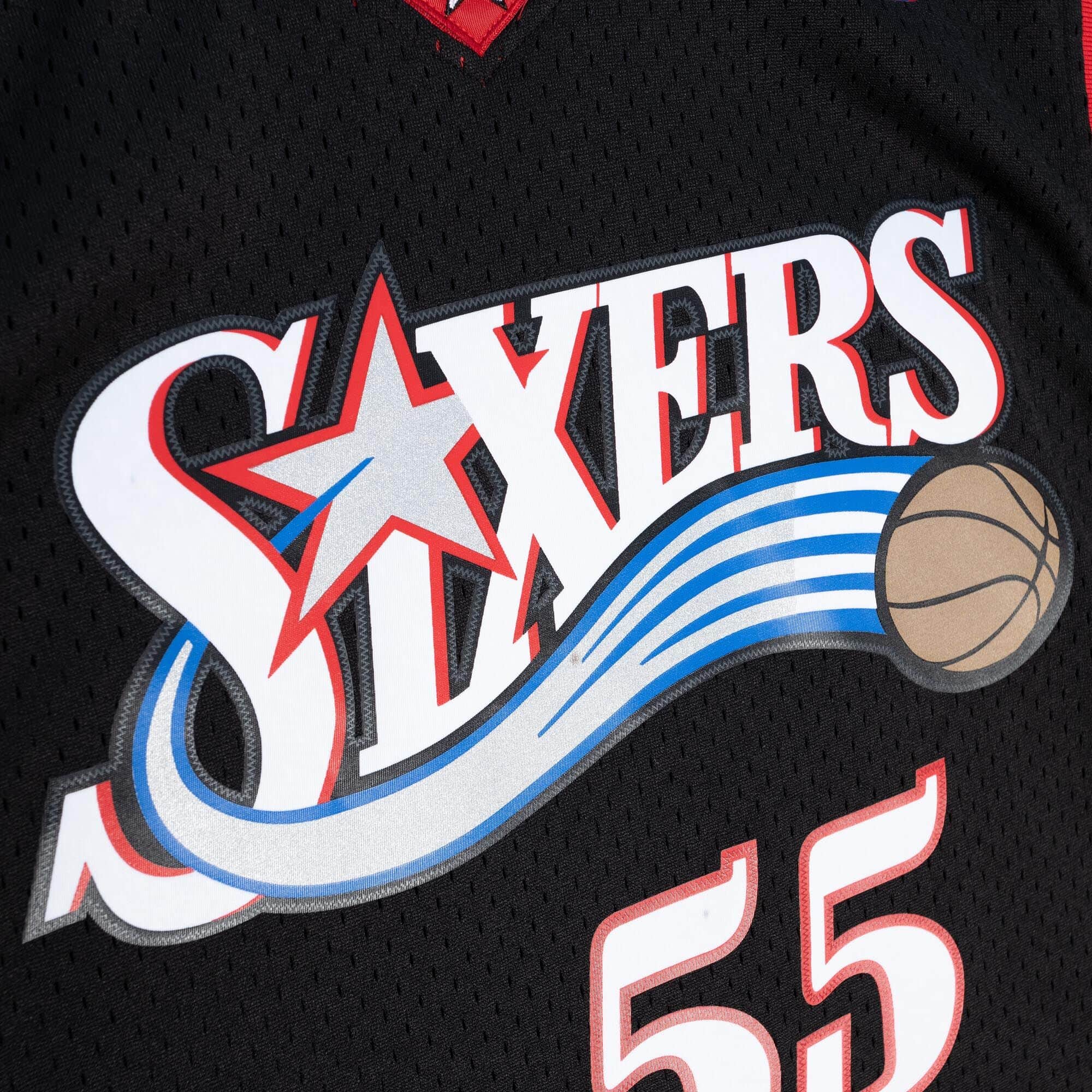 Mens Mitchell & Ness NBA SWINGMAN JERSEY - 76ERS 2000 DIKEMBE MUTOMBO
